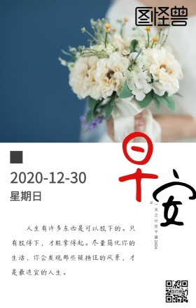 花束清晨早安