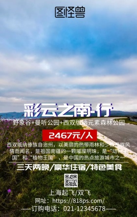 西双版纳旅游海报