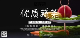 优质蔬菜宣传海报