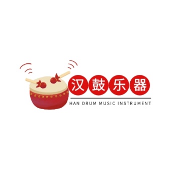 鼓乐器音乐logo设计