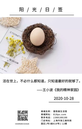 十月再见日签