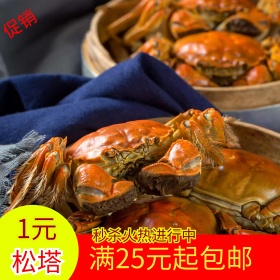 淘宝海鲜螃蟹送礼首图高清psd分层下载