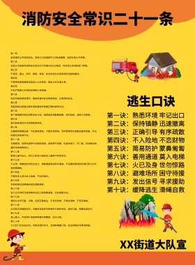 消防安全宣传海报