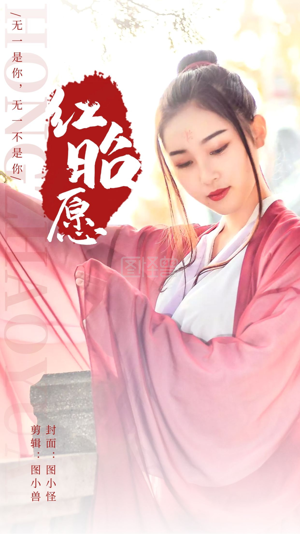 古风红衣女子红昭愿安利视频封面