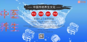 中医养生新店开业宣传海报