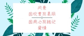 爱情因用心而铭记公众号封面