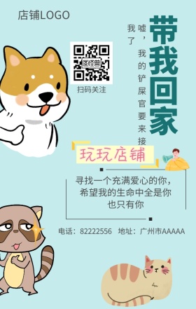 宠物照片猫狗天蓝色扁平实物手机日签画面