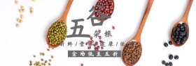 五谷杂粮双十一淘宝促销简约直通车海报