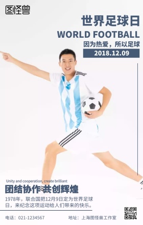 世界足球日海报