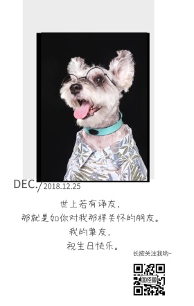 生日快乐心情日签图