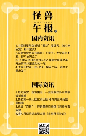 图怪兽午报