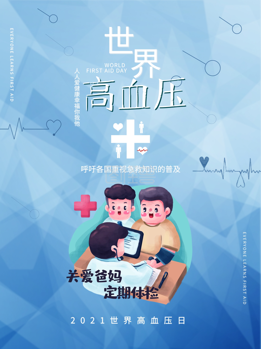 预防高血压宣传海报
