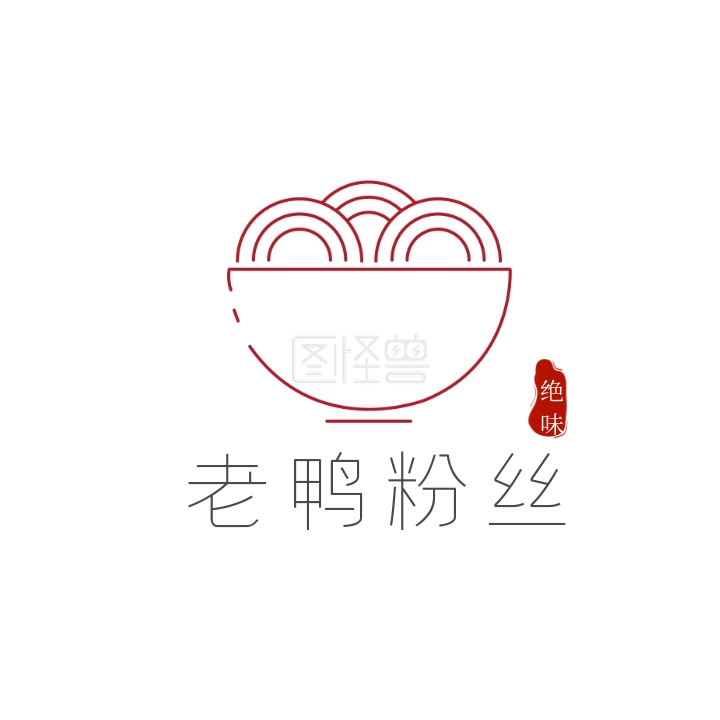 老鸭粉丝logo