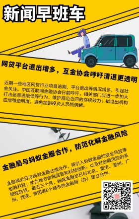 立体扁平白色黄色贴纸早间新闻快讯