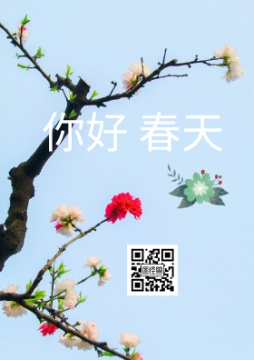春天清新海报