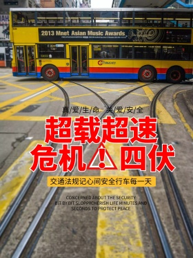 交通安全文明城市海报