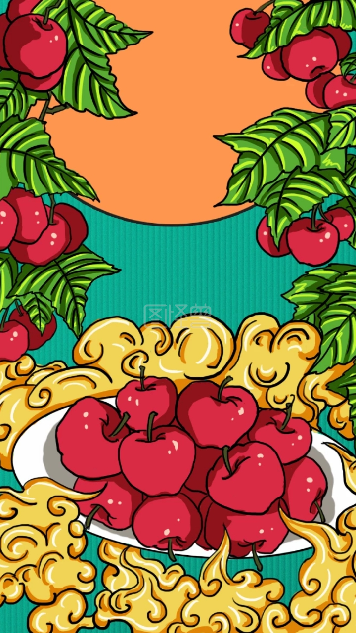 插画水果壁纸