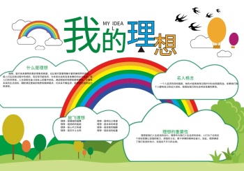 我的理想校园手抄报