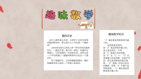 黑板风趣味数学手抄报数学小报简单