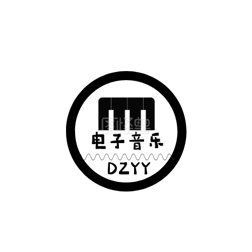 潮流时尚电子音乐logo设计