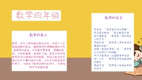 数学小报4年级手抄报