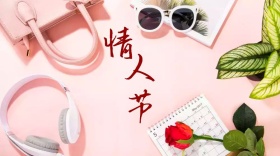 情人节玫瑰花浪漫礼物公众号封面