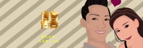 中式婚礼会馆策划电商banner图片