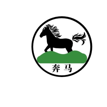 圆形奔马logo设计