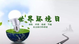 环境日简约手绘公众号封面模板