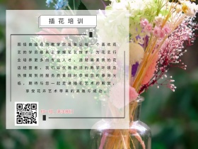 插花培训简约创意公众号配图