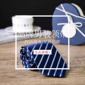 品牌男装领带促销时尚商务淘宝主图