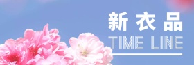 女装冬季新品促销banner模板