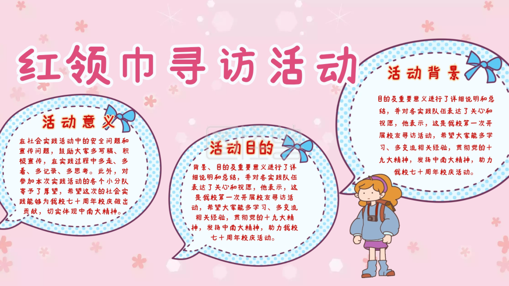 寻访小报实践手抄报