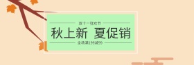 双十一淘宝促销简约直通车海报