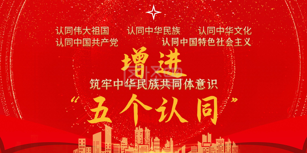 五个认同展板