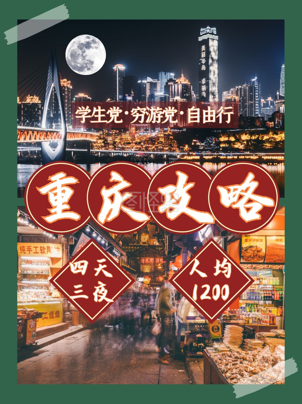 九月去重庆旅游穿什么鞋(十月份重庆旅游穿什么)(图2) 重庆旅游攻略分享小红书封面配图