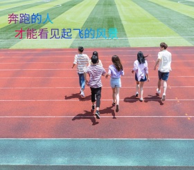 奔跑的马赛克人