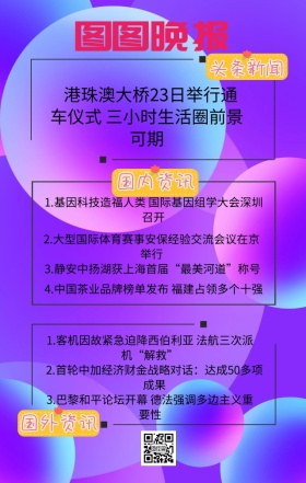 紫色简约新闻晚报