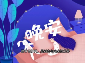 晚安公众号配图