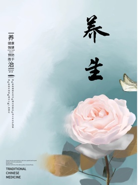 水墨太极健康养生海报
