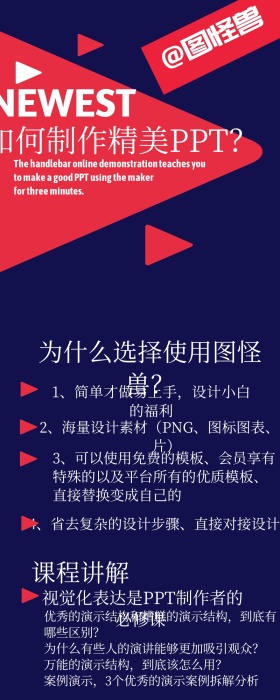 图怪兽设计学习信息长图