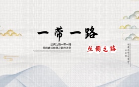 大气一带一路丝绸之路海报