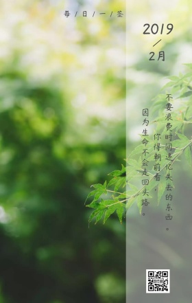 简约小清新鸡汤日签