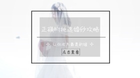 挑选婚纱攻略红包公众号封面