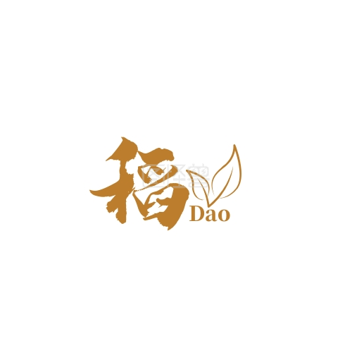 稻花香-LOGO稻黄色调简约风商用在线图片制作-图怪兽