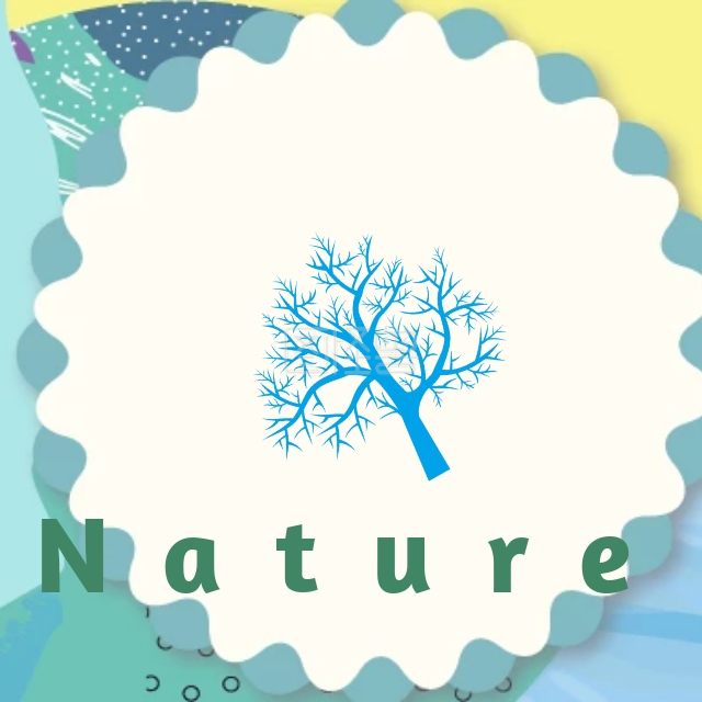 绿色创意旅行大自然手机微博封面