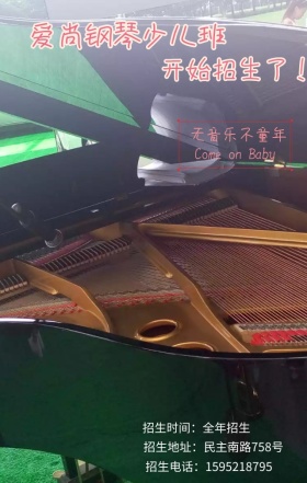 少儿钢琴培训中心招生招募宣传广告
