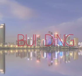 都市建筑摄影朋友圈封面模板