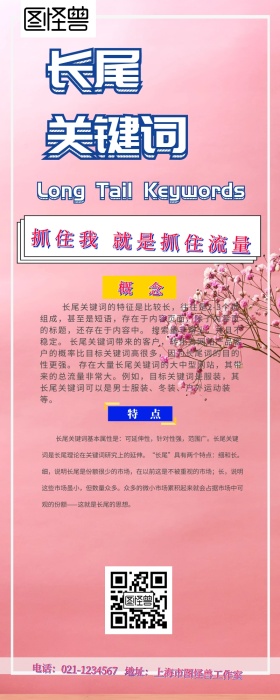 长尾关键词营销长图 