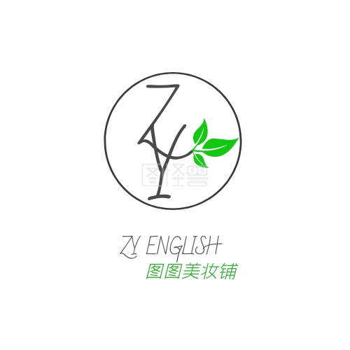 logo设计 zy字母创意简约品牌头像